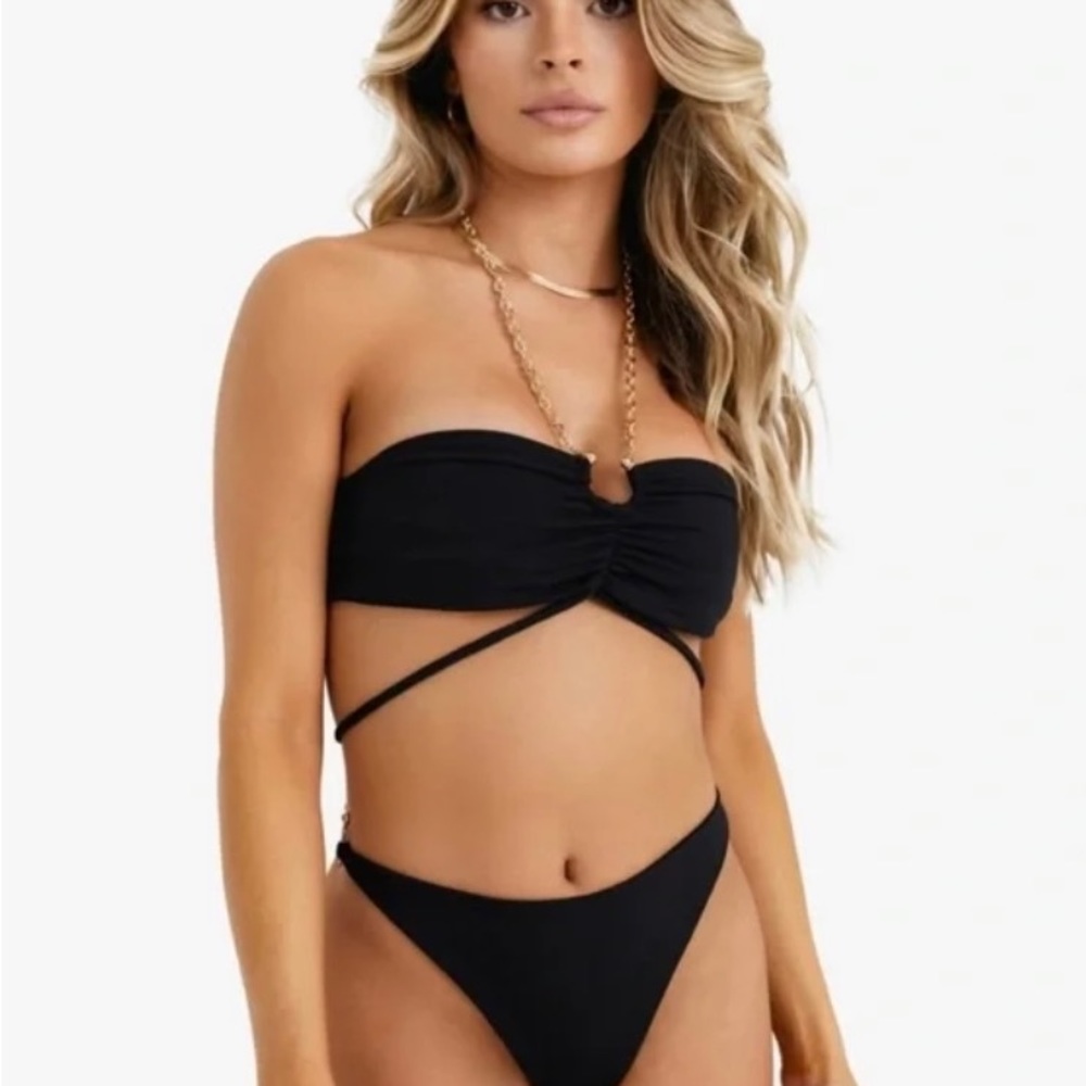 Kittenish Moroccan daring changeable black Bikini size XS beach summer